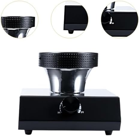 Coffee Maker Heater Siphon Coffee Maker Heating Stove Electric Halogen Beam Burner Safe Design Stainless Steel Build Accurate, Black, as described - Image 3
