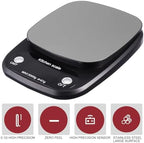 5kg 0.1g Stainless Steel Kitchen Scale with LCD Display Black - Image 7