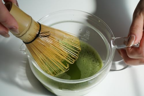 HARIO Zen Matcha Set – Heatproof Glass Teapot with Strainer, Bamboo Whisk (Chasen) & Bamboo Scoop (Chashaku), 2-in-1 Kit for Matcha & Japanese Tea, Modern Ceremony Set for Home Brewing, 450mL, MACZ-3 - Image 6