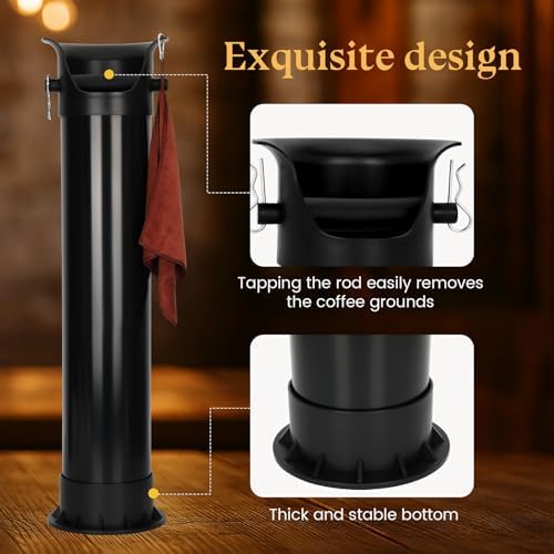 Espresso Coffee Knock Box, Bring 30 Dedicated Garbage Bags and Towels - Image 6