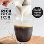 Primula Hanheld Electric Milk Frother with Stand, Foam Maker, Stainless Whisk, Drink Mixer, for Cappuccino, Latte, Macchiato, Matcha, Multi-Color Gift Set - Image 6