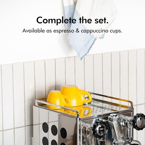 KIVY Cappuccino Cups set - 4x 8oz - Thick-walled stoneware cappuccino cup - Image 6