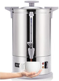 SYBO SR-CP-100B Commercial Grade Stainless Steel Percolate Coffee Maker Hot Water Urn for Catering, 100-Cup 16 L, Grey by Sybo