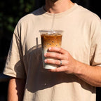 VITEVER [100 Sets - 24oz] Plastic Cups with Lids and Straws, Disposable Cups for Iced Coffee, Smoothie, Milkshake, Cold Drinks - Clear - Image 5