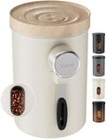Veken Electric Vacuum Coffee Canister with Window, Auto-Seal Container,19OZ by Veken