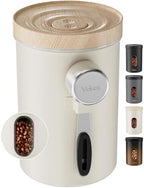 Veken Electric Vacuum Coffee Canister with Window, Auto-Seal Container,19OZ by Veken
