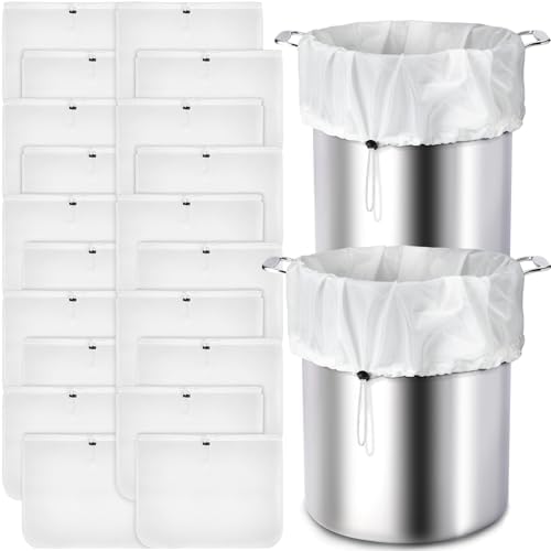 Chumia 20 Pack Brew Bags Reusable Fine Mesh Strainer Cloth Filters Large by Chumia