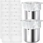 Chumia 20 Pack Brew Bags Reusable Fine Mesh Strainer Cloth Filters Large by Chumia