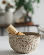 Jade Blossom Matcha Whisk Set – 5 Piece Japanese Matcha Kit with Handmade Ceramic Bowl, Bamboo Whisk, Scoop, Holder & Sifter – Tea Gift for Matcha Lovers & Mindful Rituals - Image 7