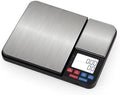 Partyreal Dual Platform Digital Kitchen Scale, High Precision Food Scale with Tare, Unit Conversion, Backlit Display, USB-C Rechargeable (Cable Included) + AAA Backup Black by Partyreal