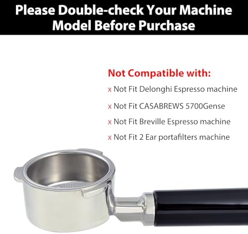 51mm Bottomless Portafilter and Coffee Tamper Fit CASABREWS Espresso Machine - Image 7