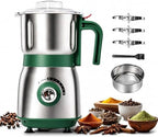 Electric Grinder for Kitchen, 500W Spice Grinder for Coffee & Grains by Minhuida