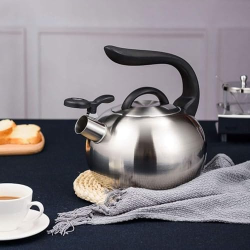 Tea kettle, Tea Kettle Stovetop Whistling 3L Stainless Steel Teapot with Cool Ergonomic Handle - Image 6