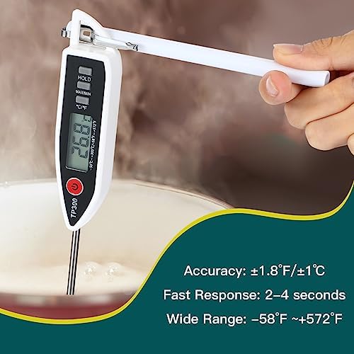 Copkim 12 Set Digital Food Thermometer Long Probe Instant,White - Image 6