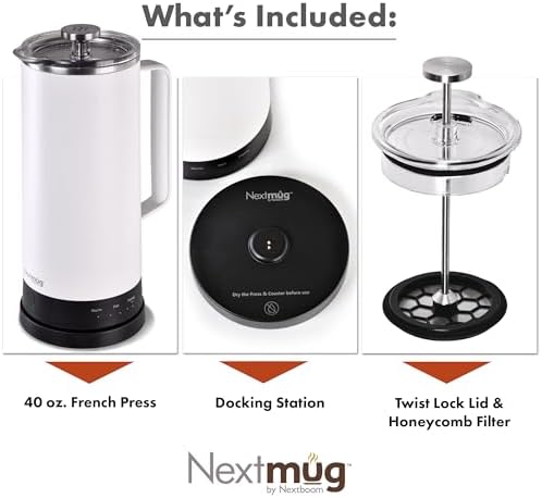 Nextmug Press - Temperature-Controlled, Self-Heating French Press - Image 4