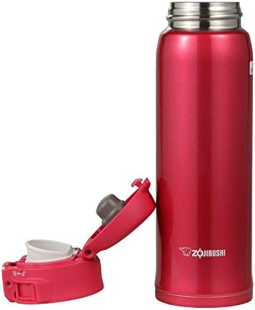 Zojirushi SM-SA48RW Stainless Steel Mug, 16-Ounce, Clear Red - Image 6