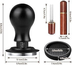 FLEXMAN Espresso Tamper And Stirrer Set, Spring Loaded Calibrated Coffee Tamper Stirrer Set, Tamper Distribution Tool For Coffee Shops, Kitchens, Hotels, Parties, Holidays - Image 5