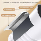 Semme 4 in 1 Electric Milk Frother, 304 Stainless Steel Auto Frother and Steamer with Silent Motor for Latte Cappuccino Hot Chocolate (US Plug 110V) - Image 6