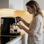 54mm Bottomless Portafilter Compatible with Breville Barista Express/Pro/Touch/Bambino Plus and Bambino Plus, Filter Basket + Puck Screen Included - Image 6