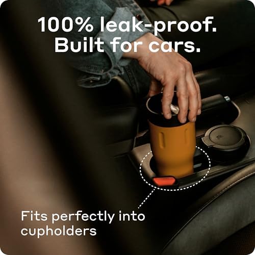 BOBBER 16 oz Leak-Proof Travel Coffee Mug – Dishwasher Safe, Vacuum Insulated Coffee Cup for Auto, Stainless Steel Reusable To Go Mug for Hot/Ice Coffee Tea – BPA-Free, Keeps Hot for 8 Hours (Orange) - Image 3
