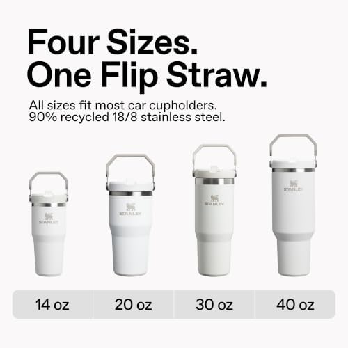 STANLEY IceFlow 2.0 Flip Straw Tumbler, 20 oz, Chalk - Image 5