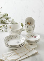 Lenox Butterfly Meadow Porcelain 24-Piece Variety Bowl Set for 6 - Image 4