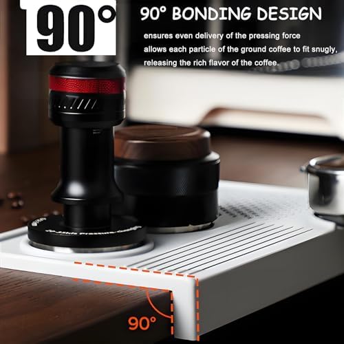 Espresso Tamping Mat with Portafilter Slot, Thick Food Grade Silicone Tamper Pad, Heat Resistant & Non-Slip Coffee Tamping Station for Home Barista - Image 4