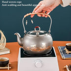 Loose Leaf Teapot 1.3l Japanese Tetsubin Tea Kettle Stainless Steel Water Kettle for Home Tea House Travel Picnic Kitchen - Image 2