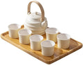 Water Pitcher Tea Set Set for Home Living Room Cold Kettle Ceramic Afternoon Tea teapot Tea Cup Tea Party Essentials Water Jug by Unknown