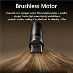 Professional Coffee Vacuum Cleaner, Handheld Electric Grinder Cleaning Tool with 2 Nozzles 2 Filters 23g Powder Collection Bin for Espresso Desktop Powder - Image 6