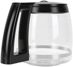 Borosilicate Glass Coffee Pot with Handle Drip Proof Spout Easy to Heat Cold Proof Coffee Carafe for Pouring (Replacement for 14 Cup 2.1L) by Unknown