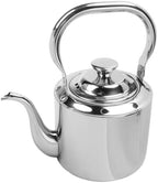 Stovetop Tea Kettle, 304 Stainless Steel Tea Kettle with Infuser, Top Handle, Gooseneck Spout, Wide Opening, for Home Office Gas Induction Ceramic Stove (1.5L) - Image 3