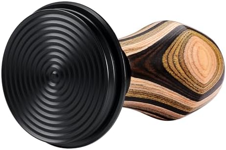 Normcore 51mm Coffee Tamper V4, Spring Loaded Tamper with Titanium PVD Coating Ripple Base, Espresso Tamper Fits 51 mm Portafilters, Colorful Wood Handle - Image 5