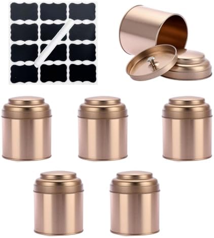 Sealed Tin Tea Canister for Loose Leaves Preservation Large Capacity Kitchen Storage Bulk Tea Storage Jars - Image 3