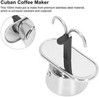TOPINCN Moka Pot 100ml Stainless Steel Dual Pipe Maker - Image 4