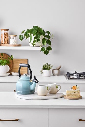 Le Creuset Enamel On Steel Demi Tea Kettle, 1.25 qt., Licorice - Image 7