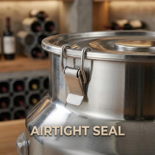 1.32-26.42Gal Stainless Steel Milk Can Bucket, Wine Pail Bucket with Spigot - Image 5