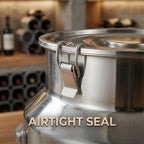 1.32-26.42Gal Stainless Steel Milk Can Bucket, Wine Pail Bucket with Spigot - Image 5