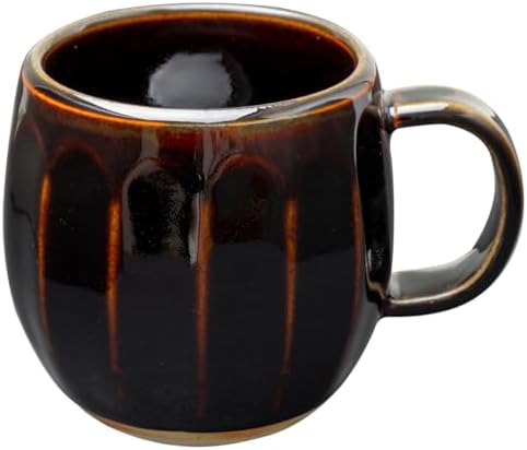 Asayu Japan Ceramic Coffee Pour Over Maker Set in Chocolate Brown by AsayuJapan