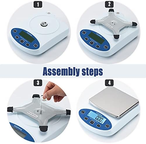 Lab Scale Balance Electronic Scales 5000g*0.01g high Precision Laboratory Digital Analytical Balance Gram Scale 0.01g Accuracy Digital Scientific Scale【Includes 500g*2 Weights】 - Image 6