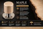 Click Feedback Tamper 58mm with Maple Handle - Image 6