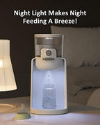 HEYVALUE Water Warmer for Baby Formula with Night Light,Bottle Warmer,White - Image 6