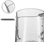 High Borosilicate Glass Milk Frothing Pitcher with Measurement,20oz/600ml Hammer Heat Resistant Coffee Latte Art Steaming Barista Jug,Stovetop & Microwave Safe Transparent Handle(work stove) - Image 4