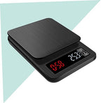 Cabilock 5kg Electronic Coffee Scale Timer Capacity Digital Kitchen Scale for Cooking and Baking High Precision Sensors USB Powered Black - Image 5