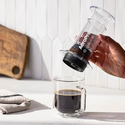 AeroPress Clear Coffee Maker & Flow Control Filter Cap Bundle - Image 6