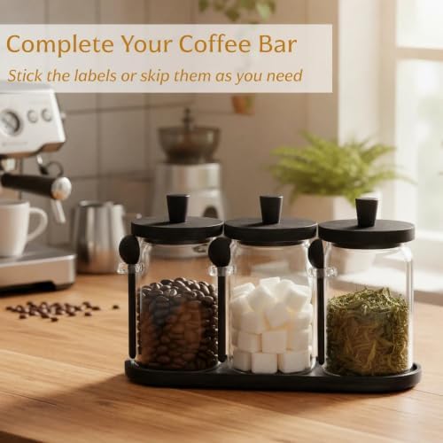 3-Pack 30oz Glass Coffee Container Set - Image 6