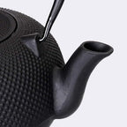 60oz Cast Iron Teapot with Infuser - Large 1.8l Japanese Style, Uncoated, Perfect for Tea Lovers, Durable and Elegant Design for Home & Gifts Gold 1800ML - Image 2