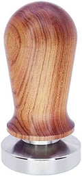 Coffee Tamper with Stainless Steel Base & Solid Wood Handle, Calibrated Tamper Coffee Press Tool-58mm by Unknown