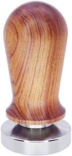 Coffee Tamper with Stainless Steel Base & Solid Wood Handle, Calibrated Tamper Coffee Press Tool-51mm by Unknown