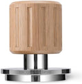 Self Leveling Coffee Tamper 54mm with Oak Handle by KNODOS